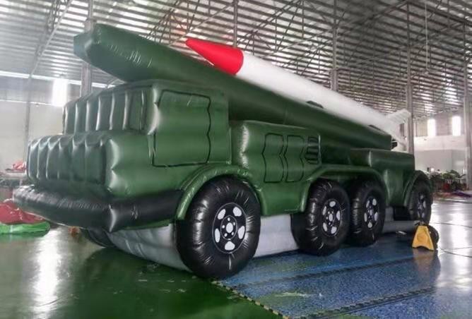 西沙充气导弹发射车